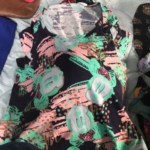 leggings & shirts leggings 10, shirts 15. Sarah 25